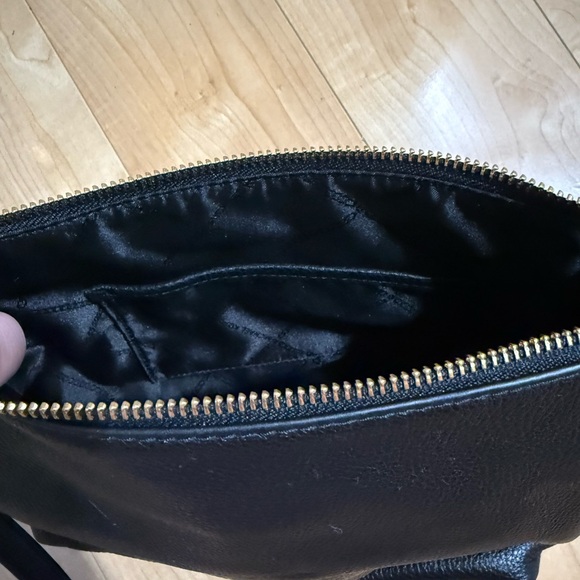 Michael Kors Black Crossbody Bag with Gold Accents - Picture 5 of 6